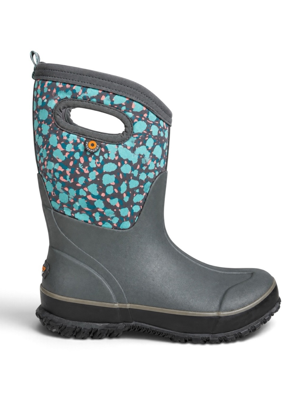 BOGS Classic Mid Animal Waterproof Boots Blue Gray Women’s Size 8